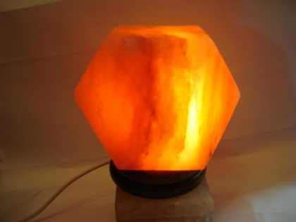 Diamond Salt Lamp